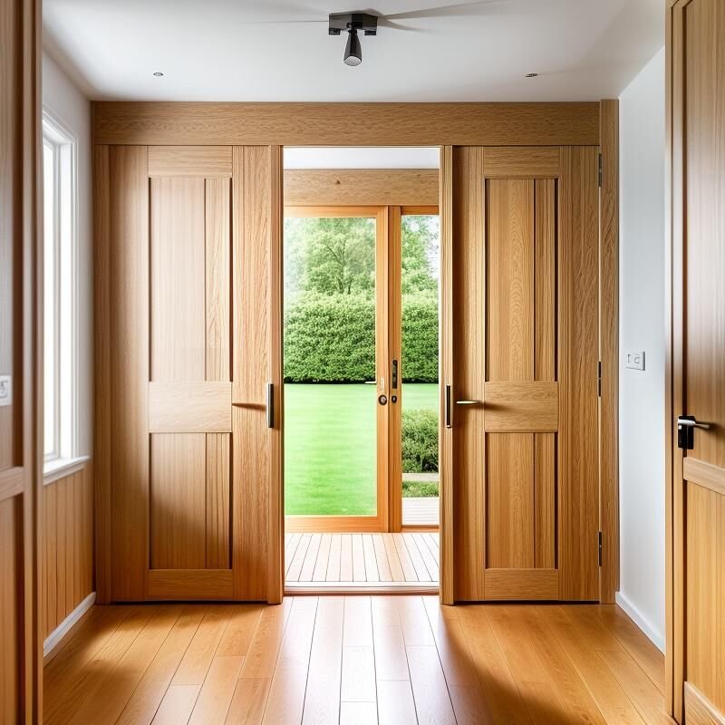 porte-bois-moderne Porte en boissellerie moderne