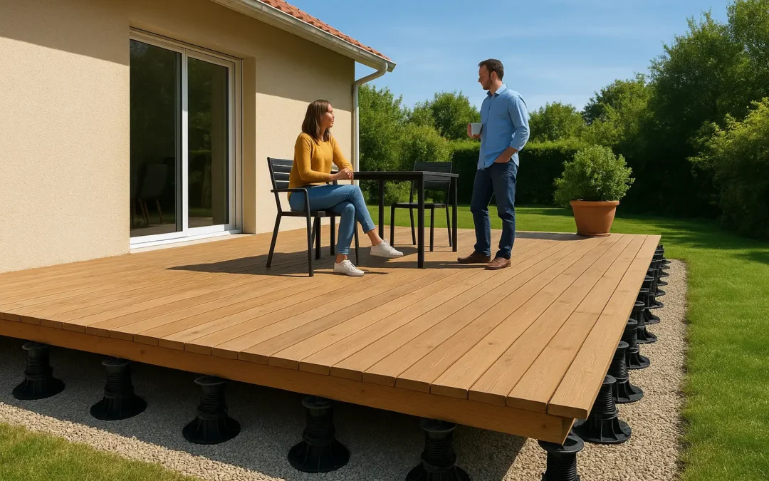 Terrasses sur plot : solution rapide et modulable