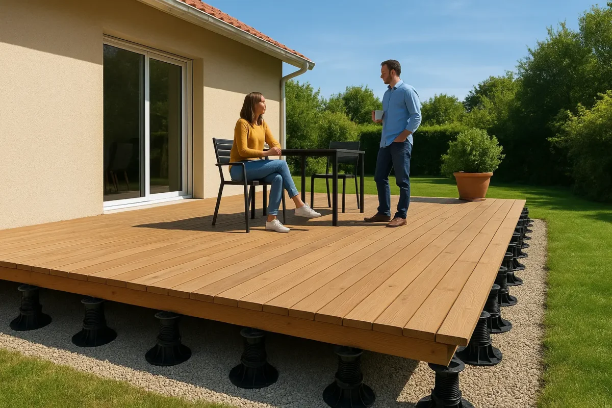 image principale de l'article terrasse sur plots