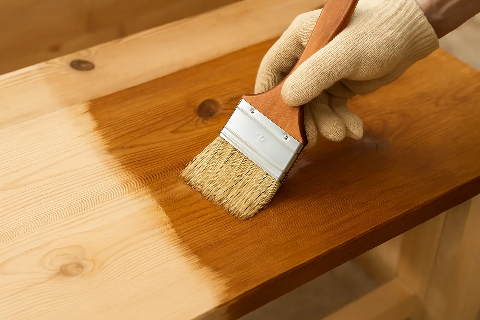 image principale bois brut traité avec un saturateur