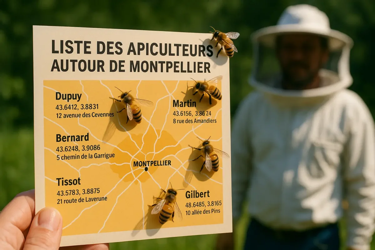 image principale de l'article liste des apiculteurs proche de montpellier