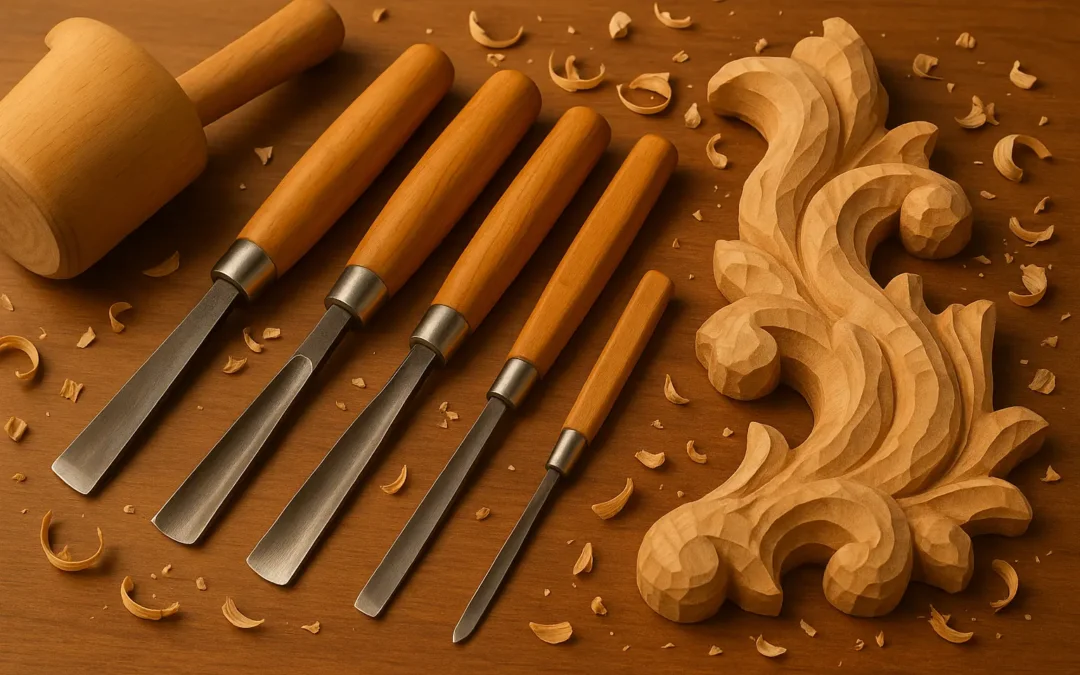 Outils indispensables pour sculpter le bois en 2025