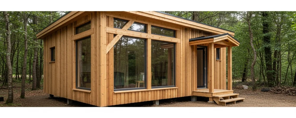 Prix d'un chalet bois habitable 20m2 : fourchettes et postes de dépense — Chalet bois habitable 20m2