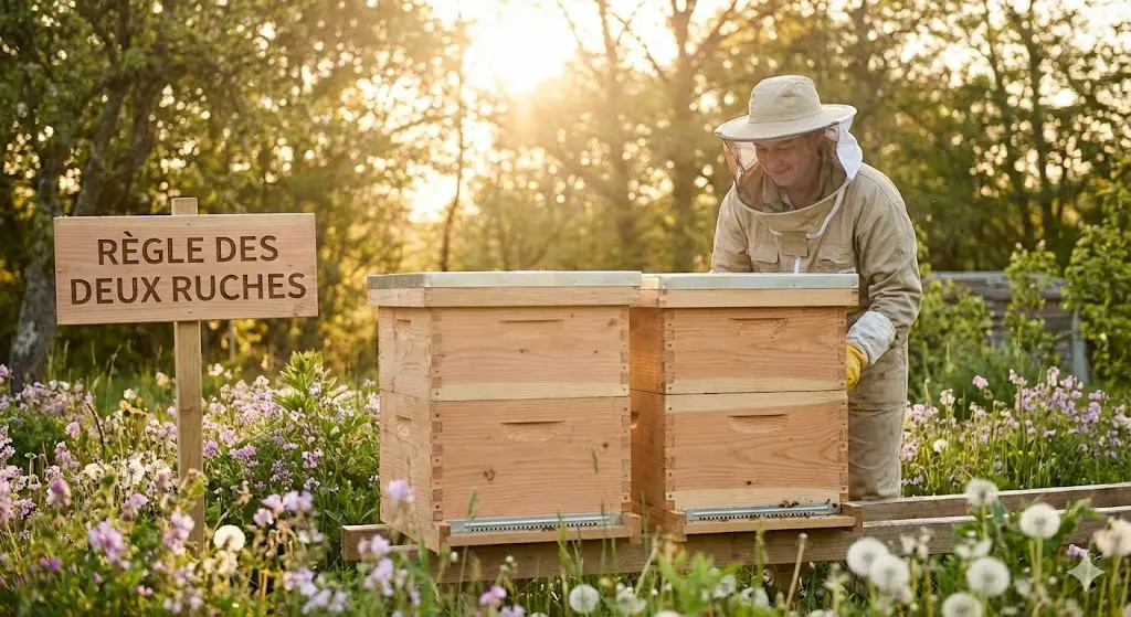 la règle des deux ruches, combien de ruches pour un particulier