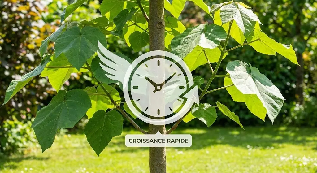 arbre croissance rapide l'image principale de l'article. un arbre avec le temps qui défile