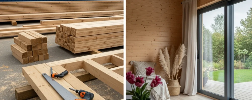 Maison en bois en kit vs clé en main : quelle formule choisir — Combien coûte une maison en bois