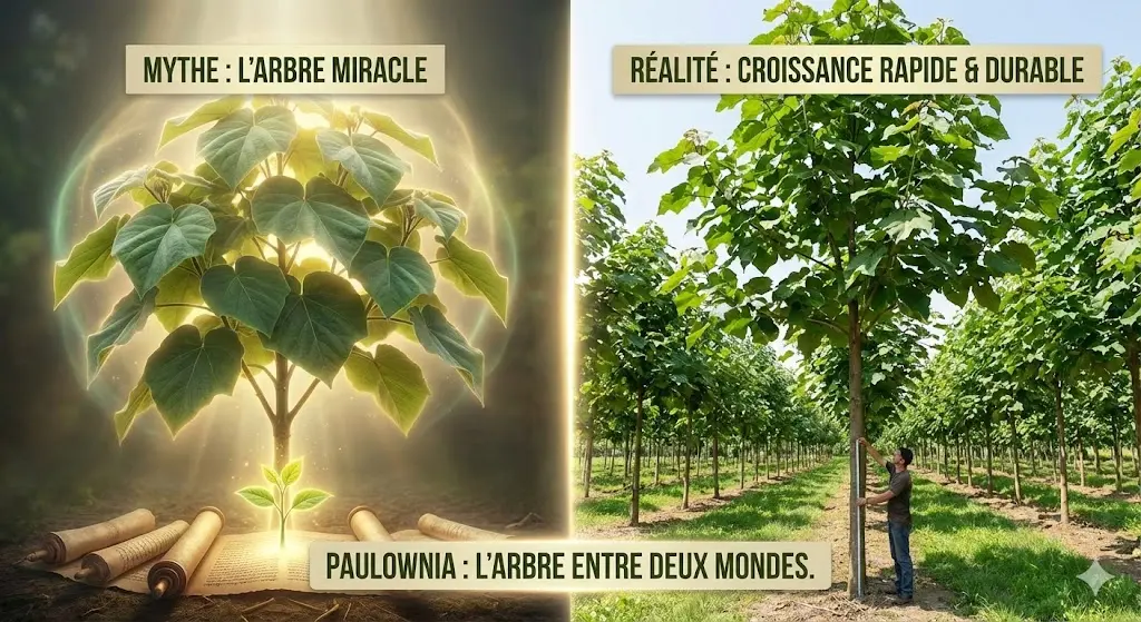 paulownia l'arbre à la croissance rapide