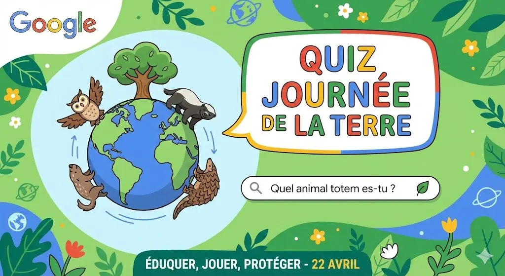 quiz google jour de la terre image de présentation