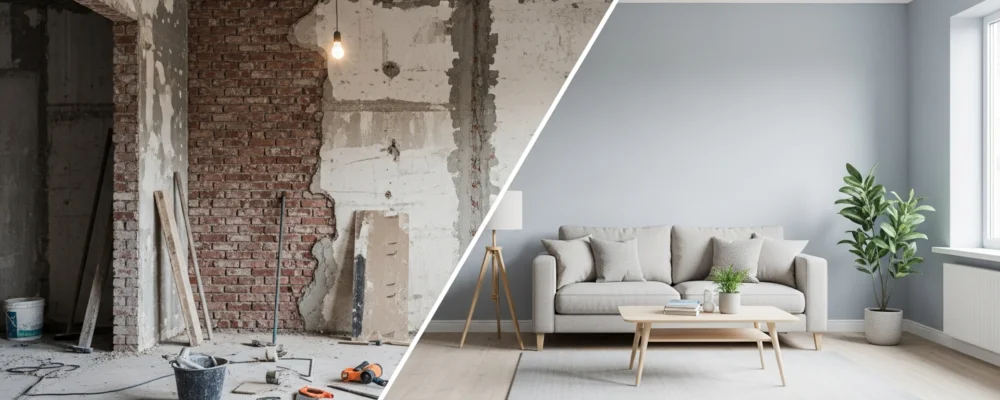 Budget et étapes d'une rénovation maison avant après réussie — avant apres renovation maison