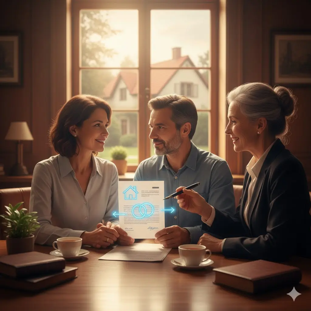 peut in donner des parts de sa maison à son conjoint, une image qui illustre cet article