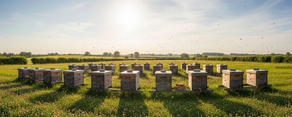 Quelle surface prévoir pour un rucher de plusieurs ruches — combien de ruche par hectare