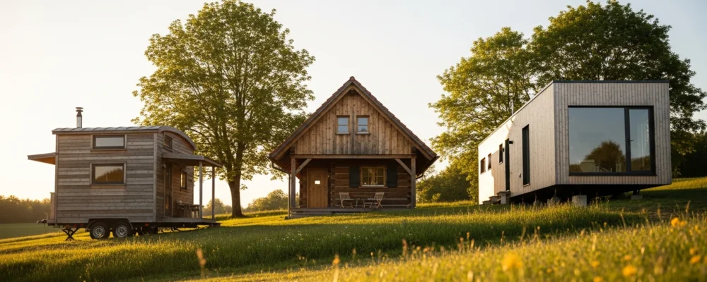 Quels modèles choisir : tiny house, chalet habitable ou maison modulaire — petite maison en bois