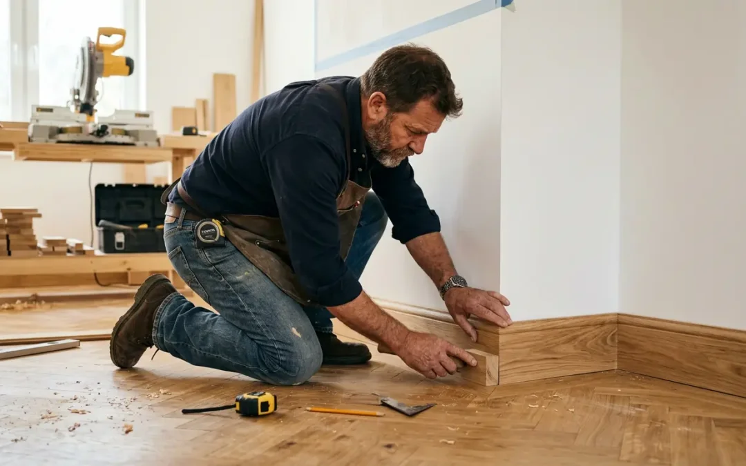 Découpe angle plinthe : guide complet 2026