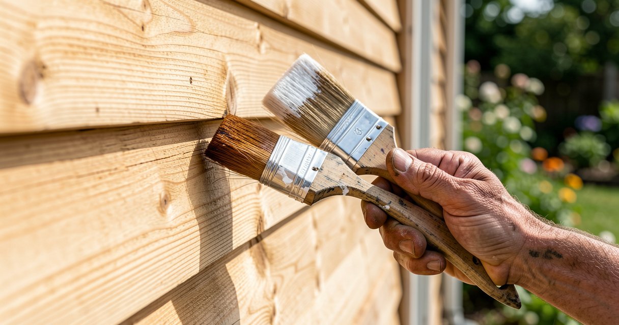Lasure ou peinture bois extérieur : le choix de l'artisan