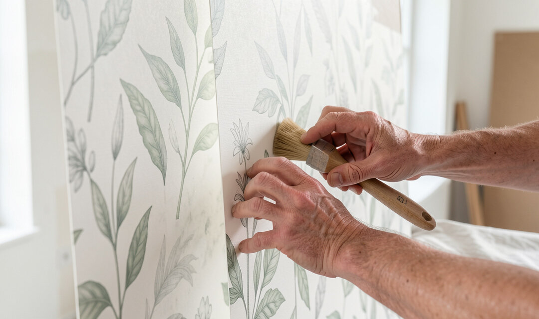Poser du papier peint : l&rsquo;art du geste juste et de la préparation