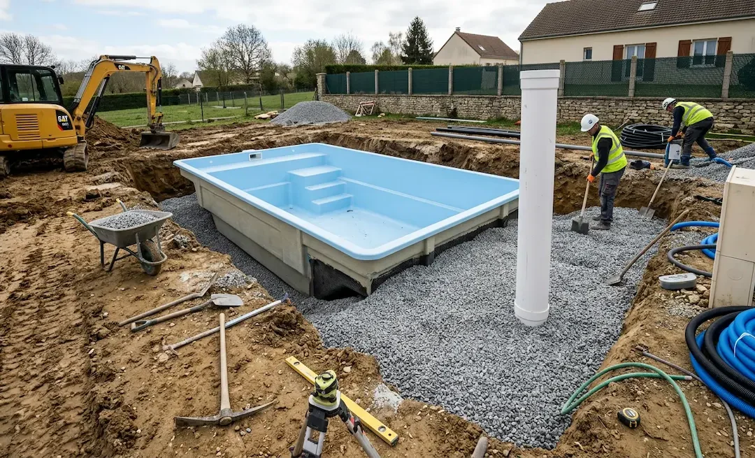 Puits de décompression piscine : guide complet 2026