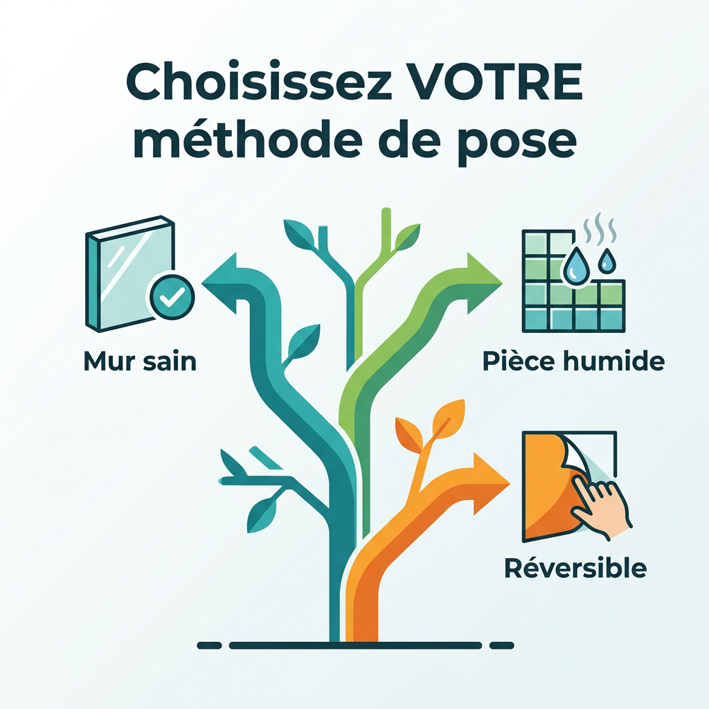 Infographie : lambris mural pose facile