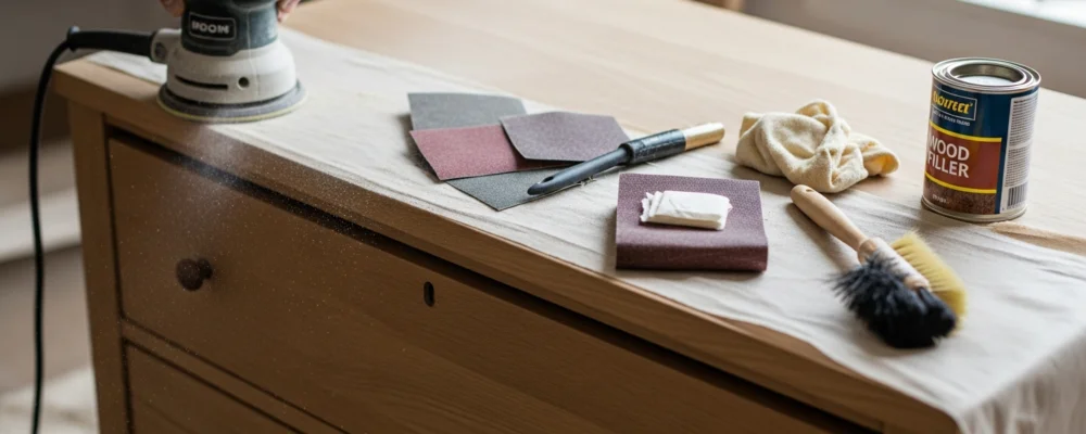 Relooker un meuble en bois : les techniques de préparation indispensables — Relooker un meuble en bois