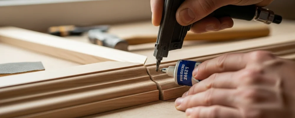 Plinthe bois pose angle : étapes de fixation et astuces de finition — Plinthe bois pose angle
