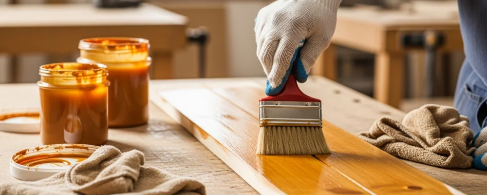 Comment teindre le bois intérieur : technique d'application étape par étape et conseils pour Teinture Bois Intérieur