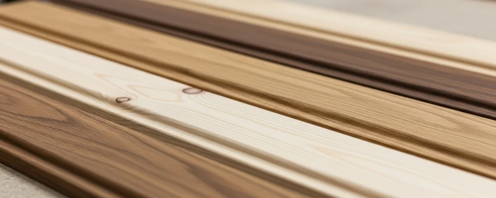 Illustration de Essences et matériaux : choisir la bonne plinthe bois selon votre projet pour plinthe bois