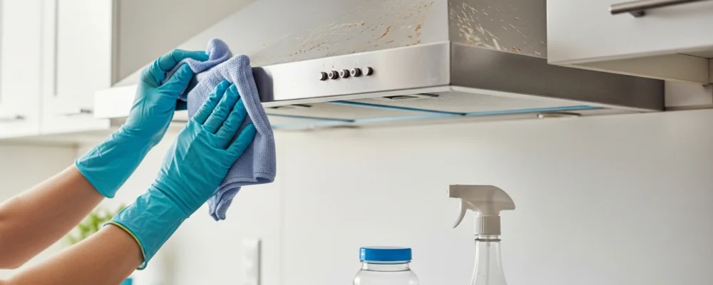 Nettoyer une hotte en inox très grasse : bicarbonate, vinaigre et savon noir — comment nettoyer une hotte en inox