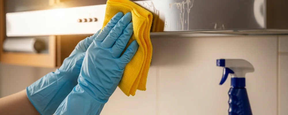Nettoyer une hotte en inox très grasse sans laisser de traces — nettoyant pour hotte inox