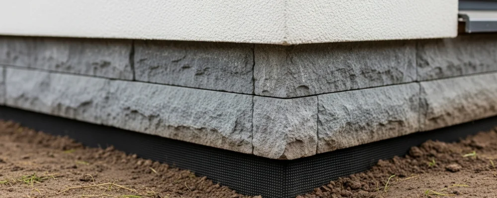 Soubassement : définition et rôle dans une construction — soubassement