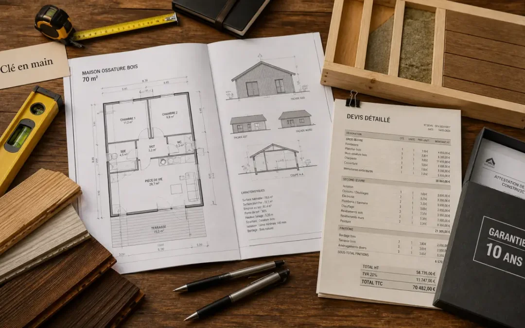 Maison en bois clé en main de 70 m² : ce qui fait vraiment varier le prix