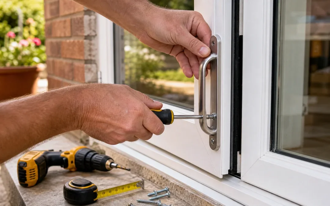 Comment rajouter une poignée extérieure à une porte-fenêtre PVC
