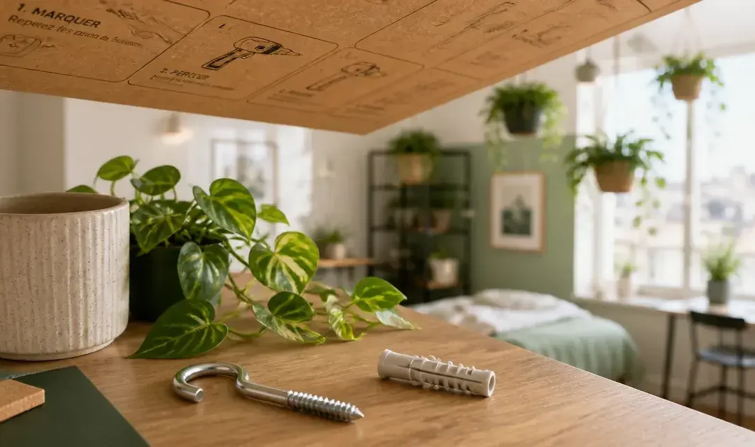 Suspendre ses plantes au plafond : méthodes, sécurité et astuces déco