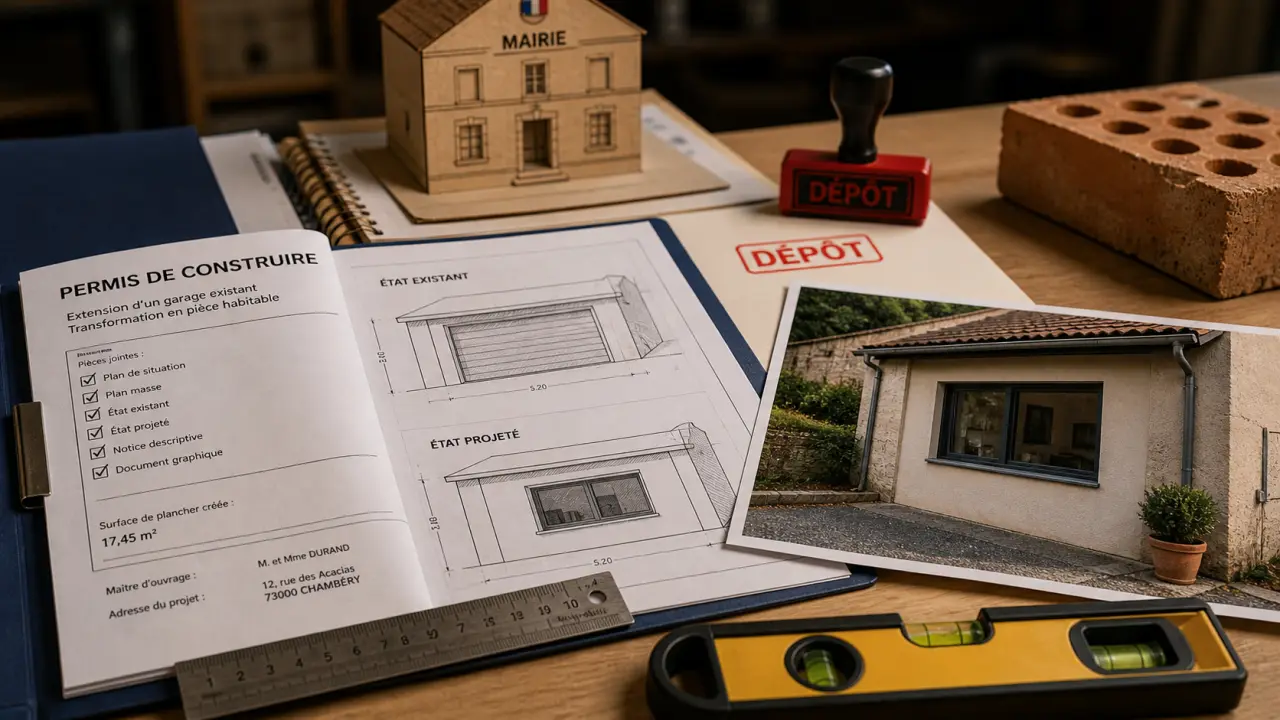 Transformer un garage en habitation : permis, PLU et stationnement à vérifier