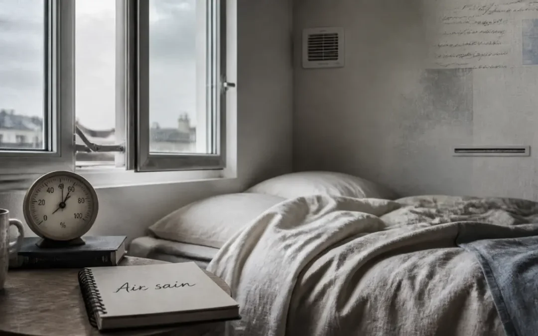 Ventilation de chambre : 10 minutes deux fois par jour pour limiter l’humidité et les moisissures