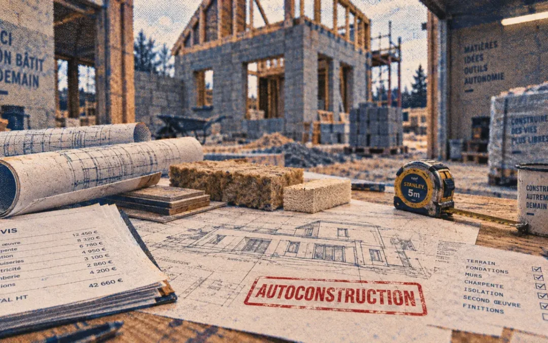 Autoconstruction maison : 1 000 à 1 500 € par m², à condition de maîtriser le chantier