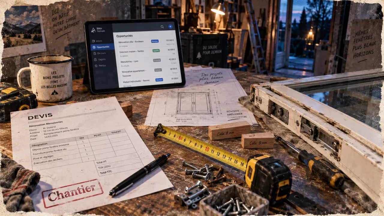 Chantierhero.fr menuisier : trouver des chantiers sans élargir la zone