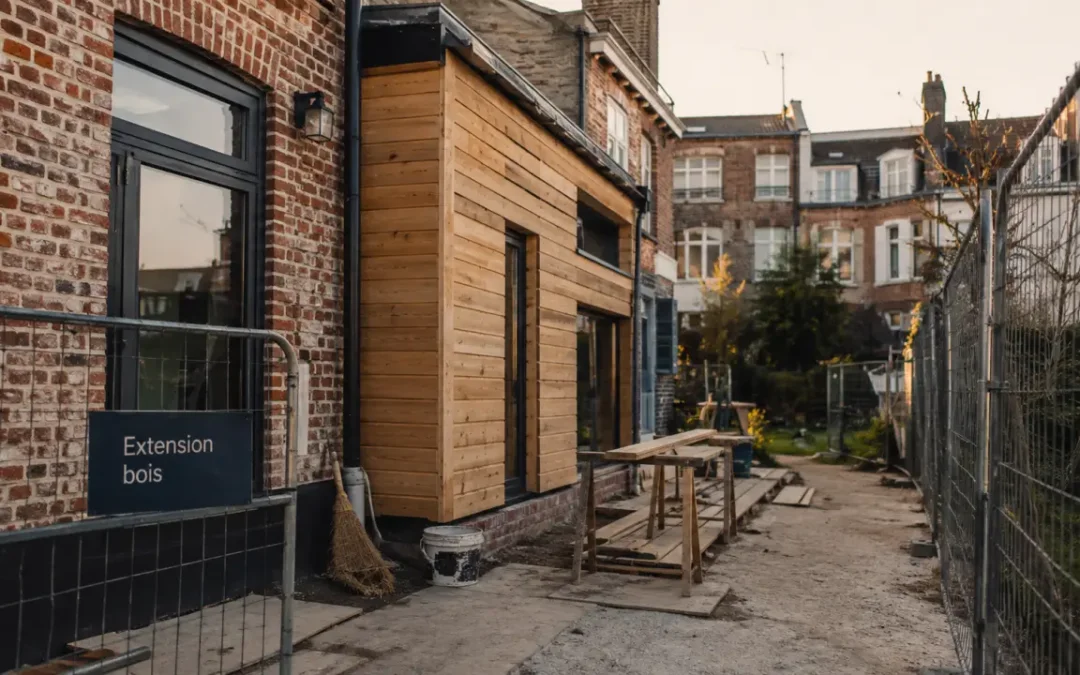 Extension bois à Lille : agrandir sans déménager ni alourdir le chantier