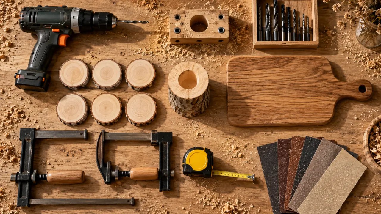 Fabriquer des objets en bois : projets faciles en petite série, bois et outils