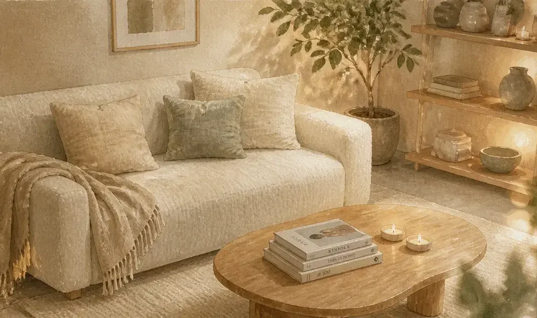 Salon scandinave cocooning : 4 piliers pour un intérieur chaleureux sans surcharge