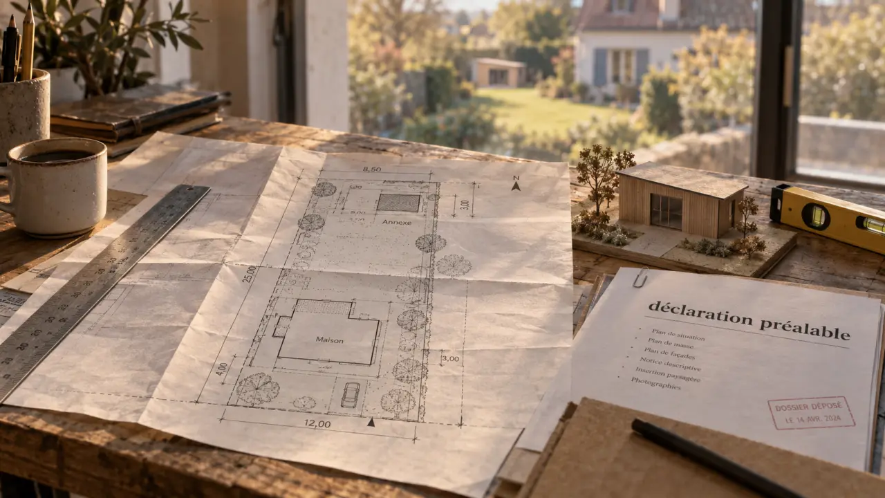 Annexes maison : seuil 20 m² et implantation du projet sur plan de masse