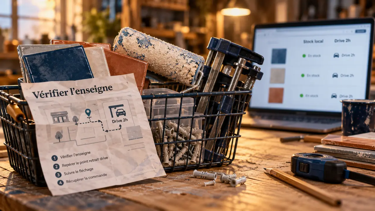 Brico deco : vérifier l’enseigne avant prix et stocks, drive
