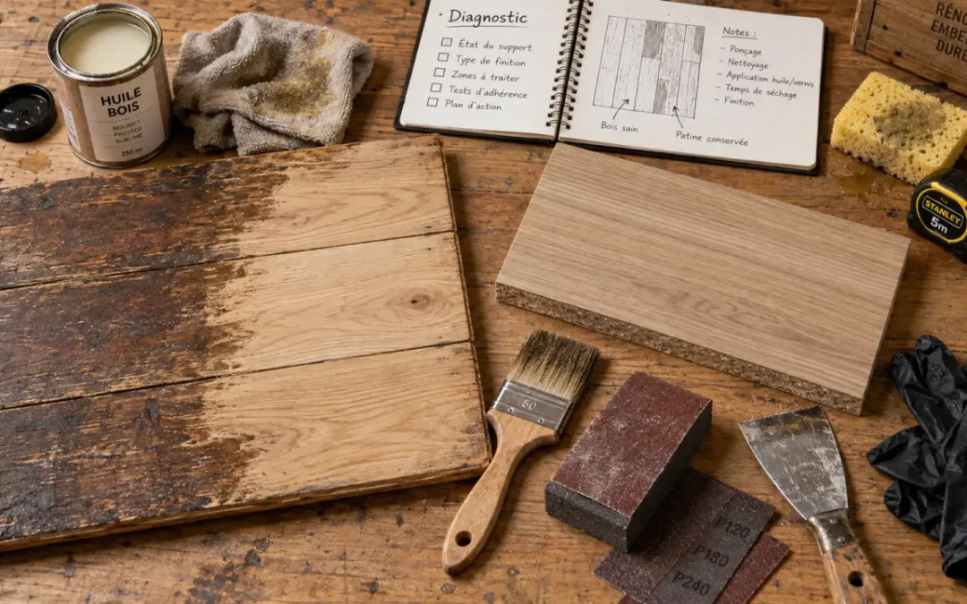 Traitement du bois intérieur : pourquoi l’huile sur vernis compromet la rénovation